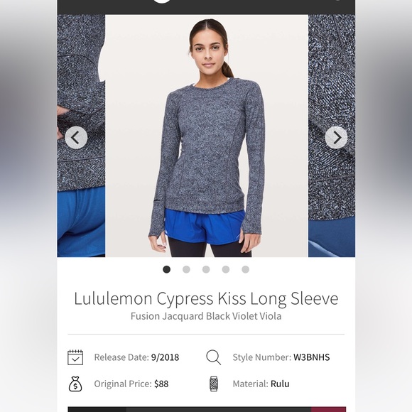 Lululemon cypress kiss long sleeve - Picture 5 of 5
